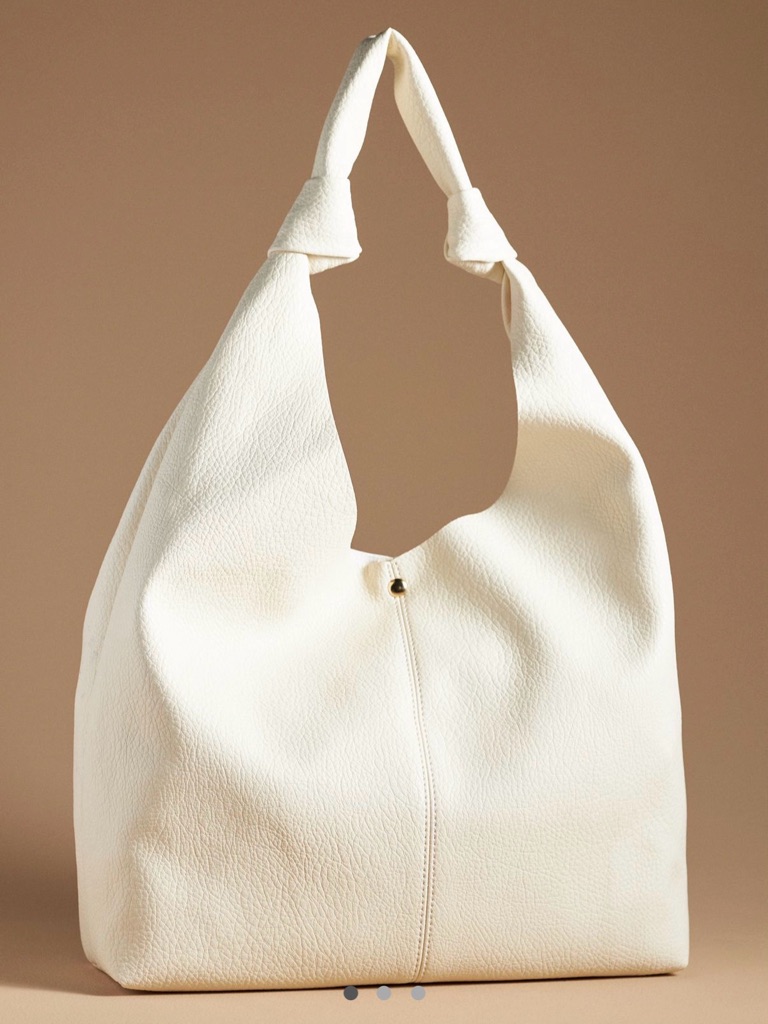 Anthropologie- The Love Knot Slouchy Bag